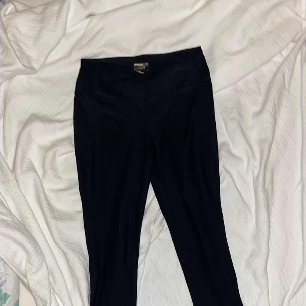 Black Leggings - yoga pants with pockets